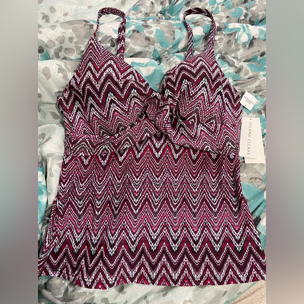 Island Escape Gemini Tankini swimwear NWT (C74)